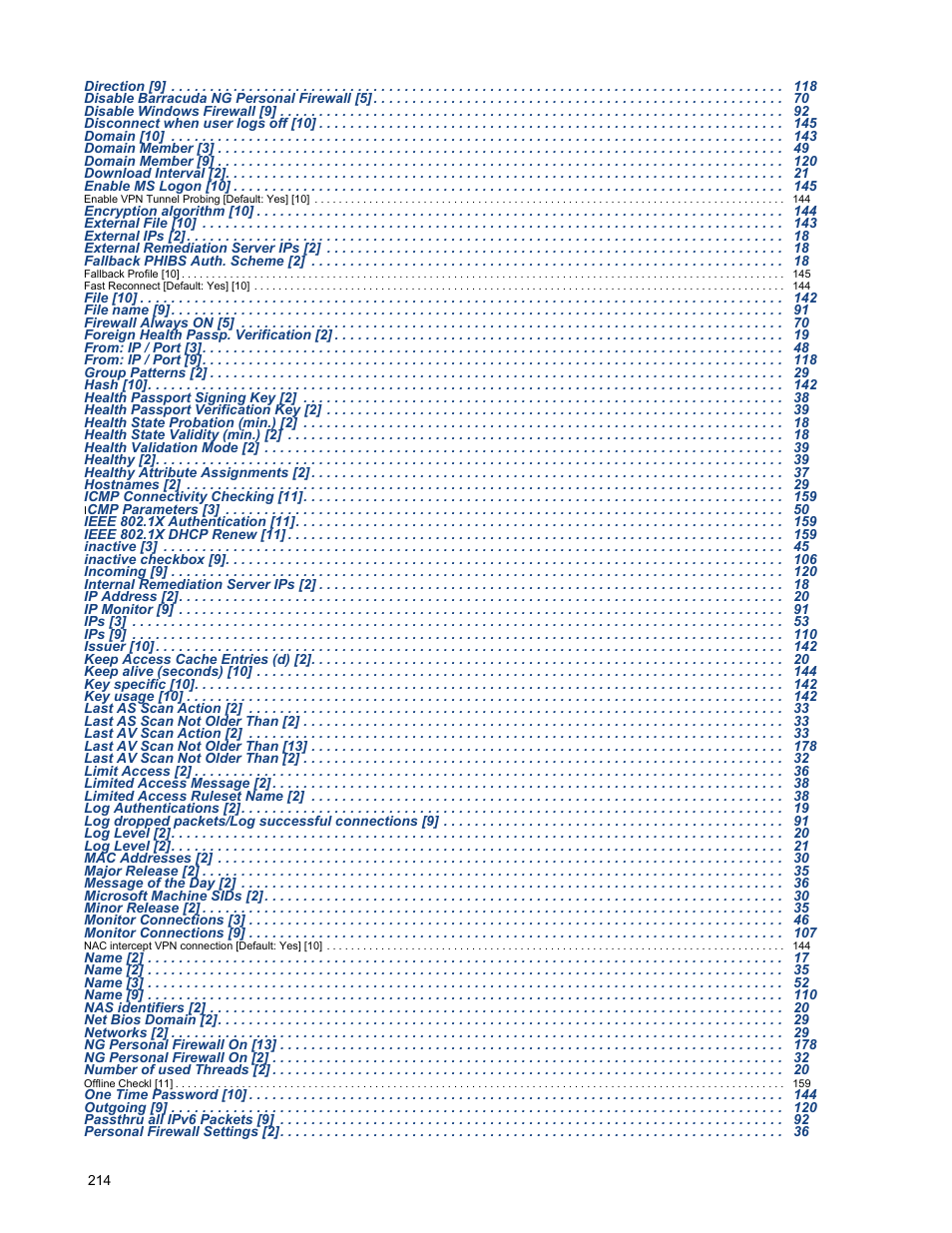 Barracuda Networks VERSION SP4 User Manual | Page 216 / 268