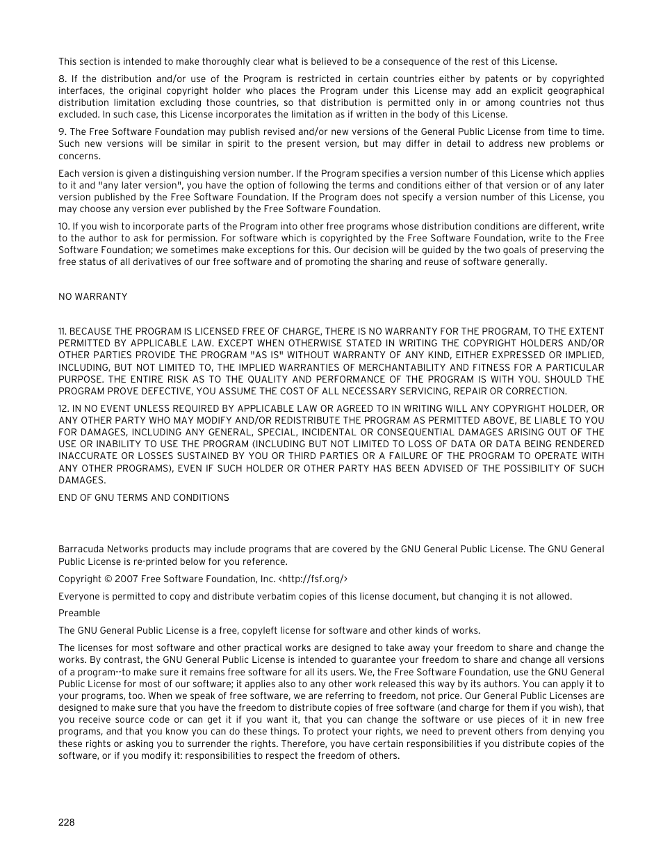 Barracuda Networks VERSION SP4 User Manual | Page 230 / 268