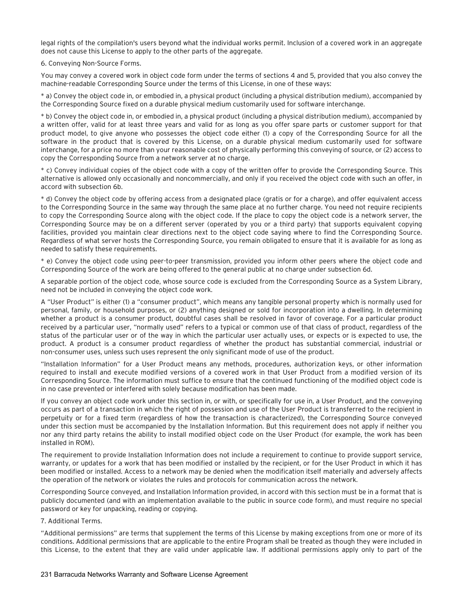 Barracuda Networks VERSION SP4 User Manual | Page 233 / 268