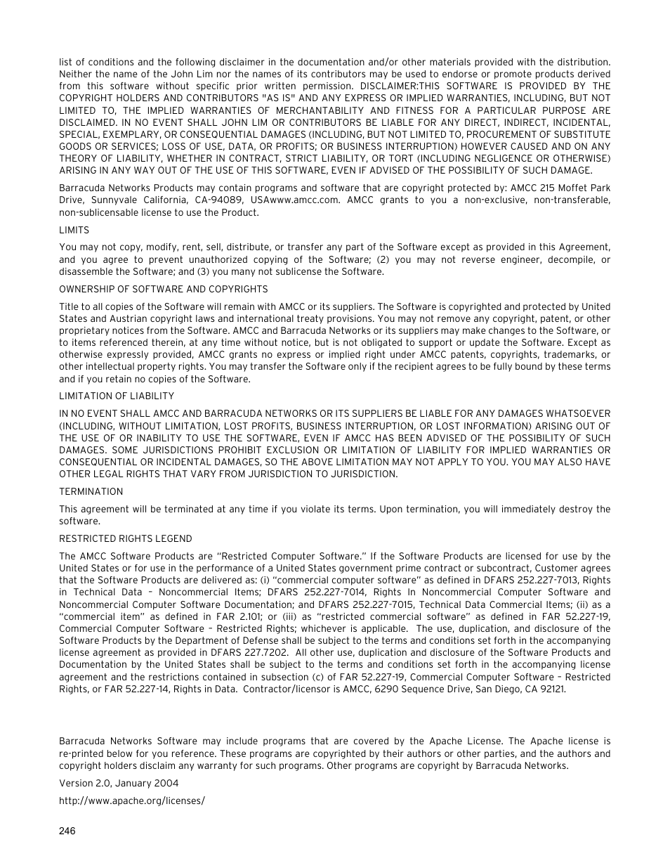 Barracuda Networks VERSION SP4 User Manual | Page 248 / 268