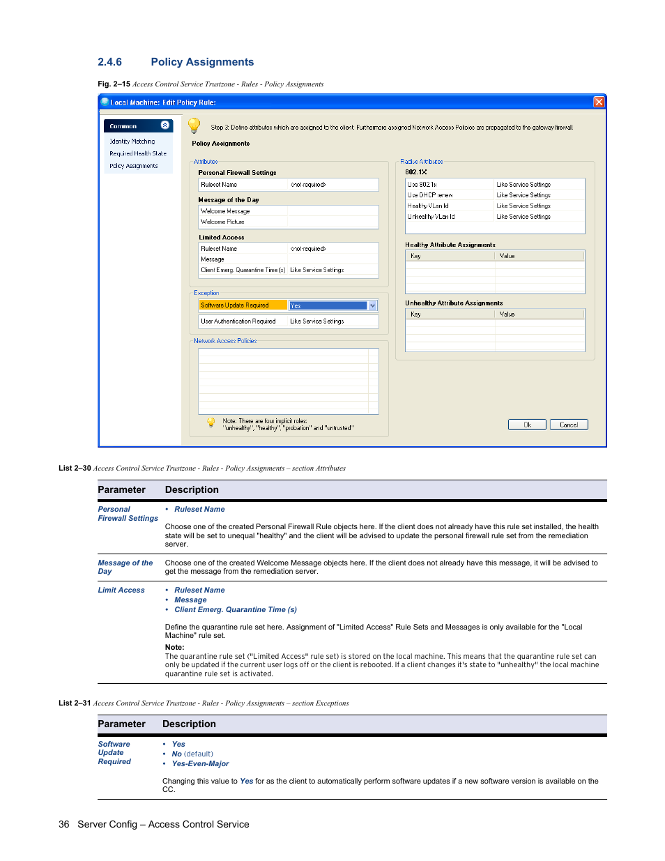 6 policy assignments | Barracuda Networks VERSION SP4 User Manual | Page 38 / 268