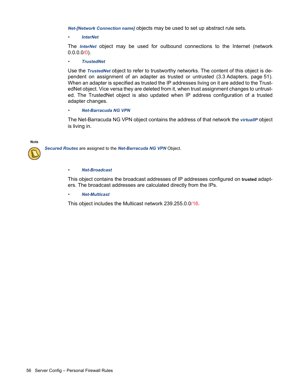Barracuda Networks VERSION SP4 User Manual | Page 58 / 268