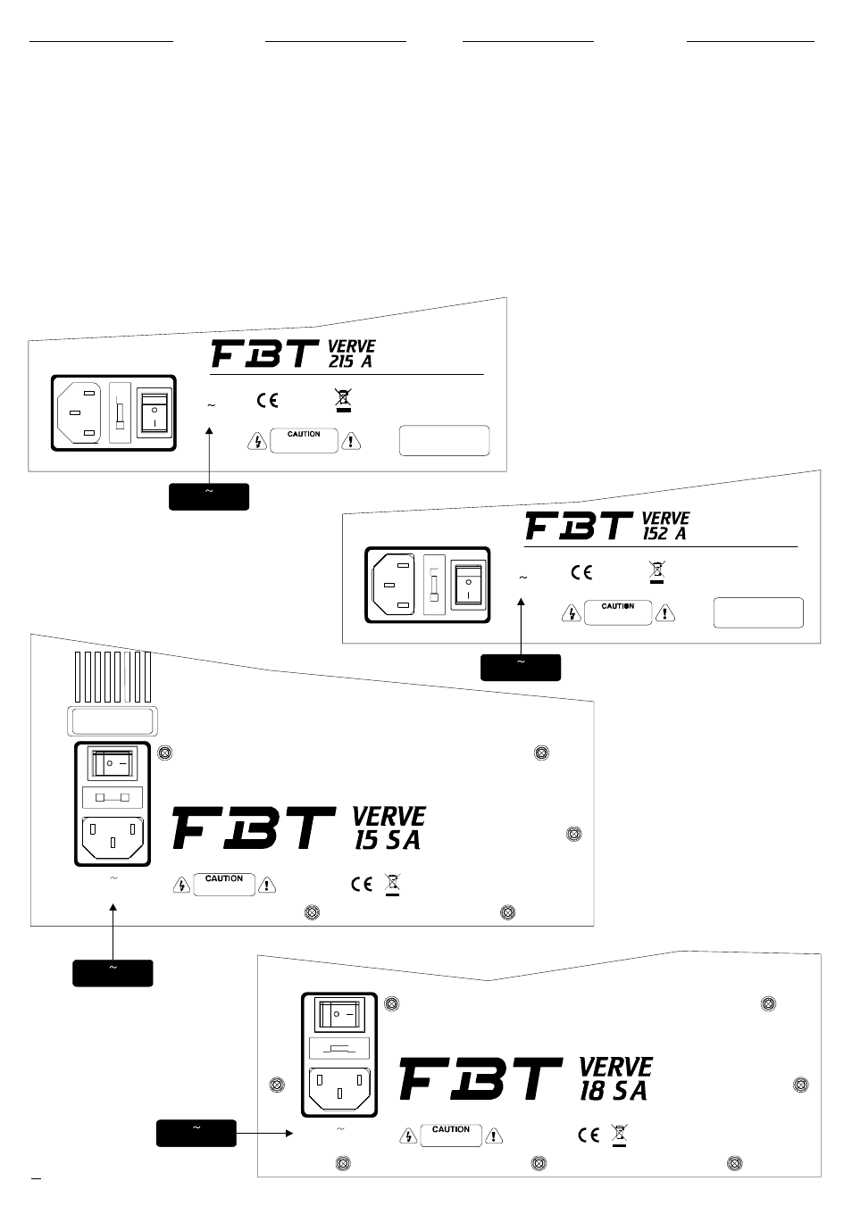 FBT VERVE POWERED User Manual | Page 11 / 24