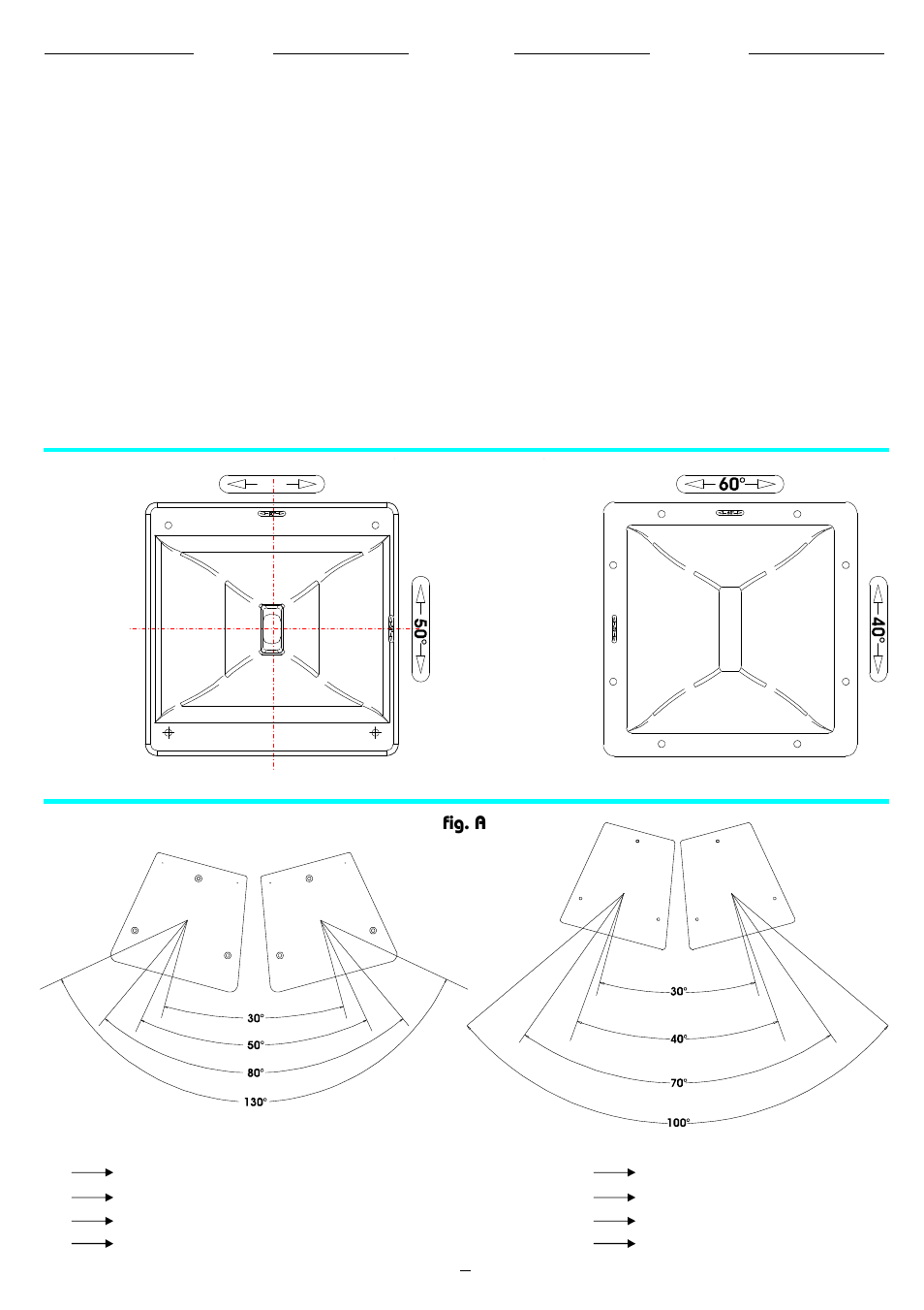 Fig. a, Verve 10a verve12a, Verve15a | FBT VERVE POWERED User Manual | Page 7 / 24