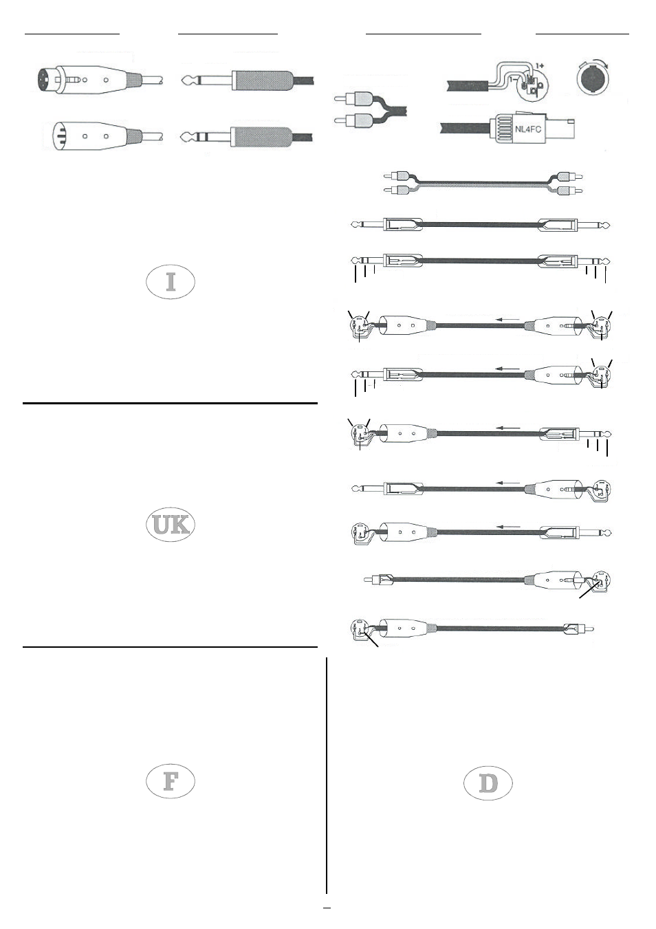 5connessioni connections branchements anschlüsse | FBT VERVE POWERED User Manual | Page 8 / 24