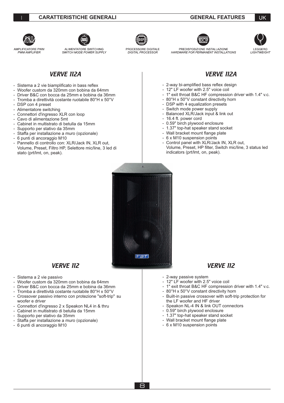 FBT VERVE 2012 User Manual | Page 10 / 44