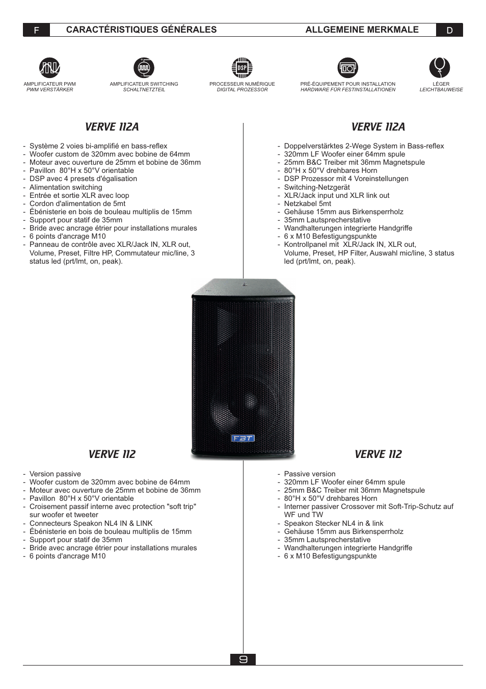 FBT VERVE 2012 User Manual | Page 11 / 44