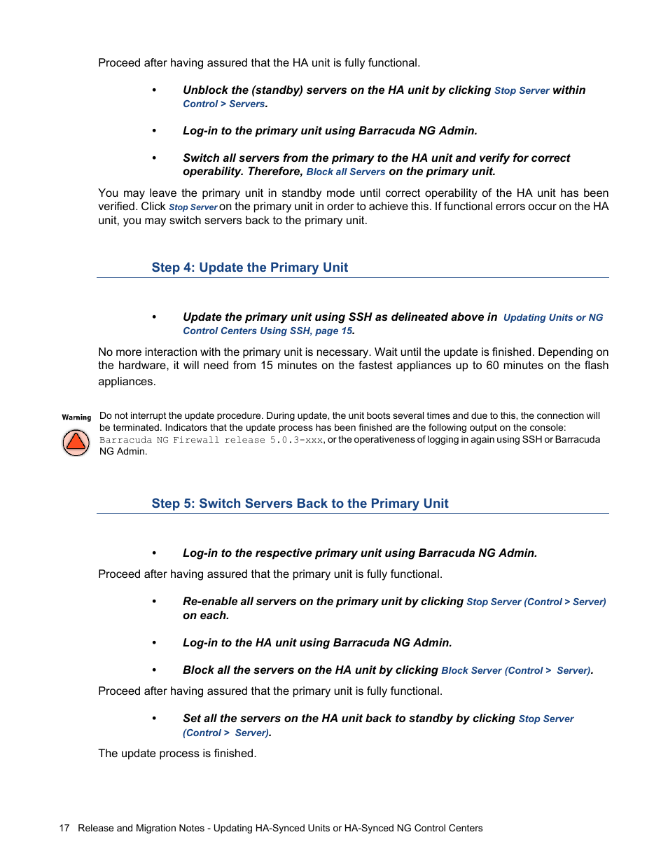 Barracuda Networks NG FIREWALL 5.0.3 User Manual | Page 17 / 24