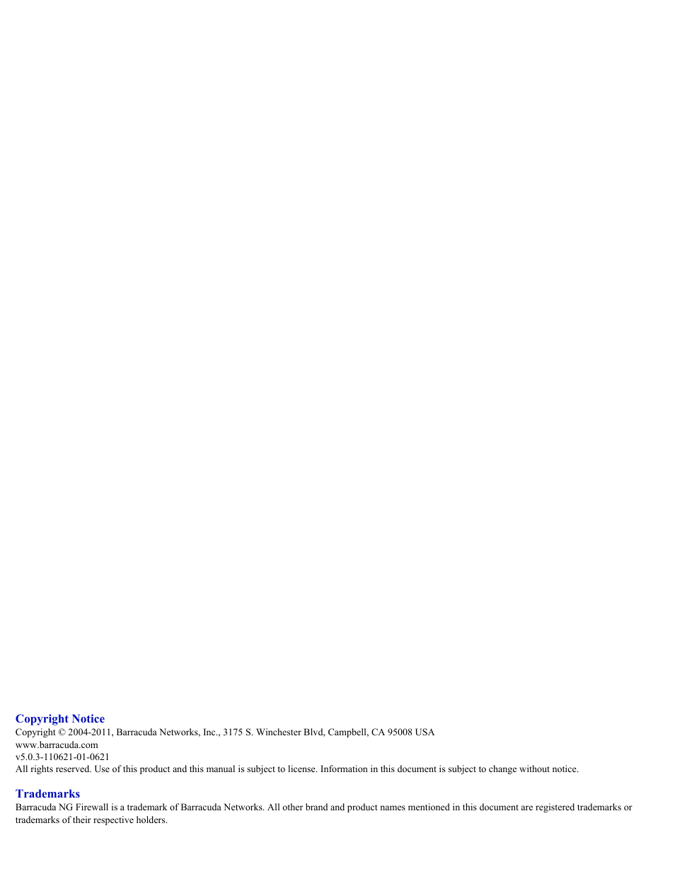 Barracuda Networks NG FIREWALL 5.0.3 User Manual | Page 2 / 24
