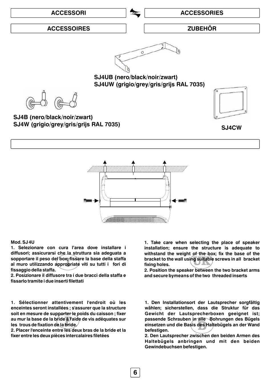 FBT STUDIO PRO41 User Manual | Page 8 / 16