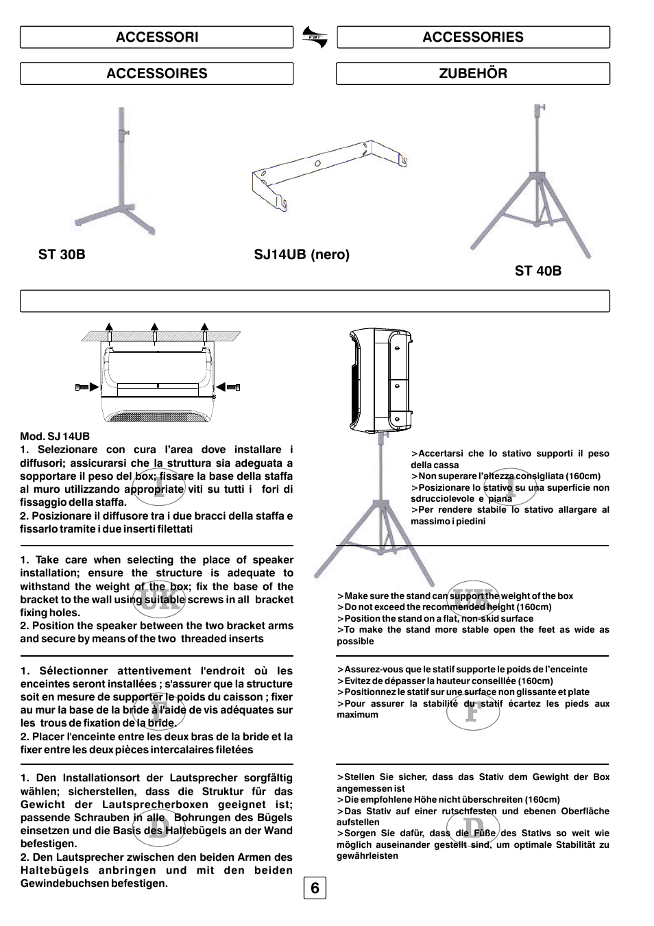 FBT STUDIO pro141 User Manual | Page 8 / 16