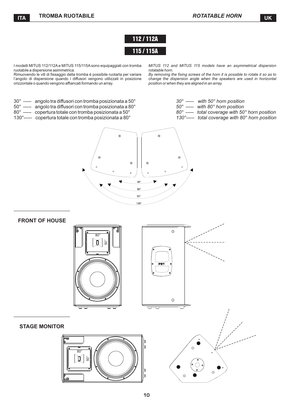 FBT MITUS User Manual | Page 13 / 88