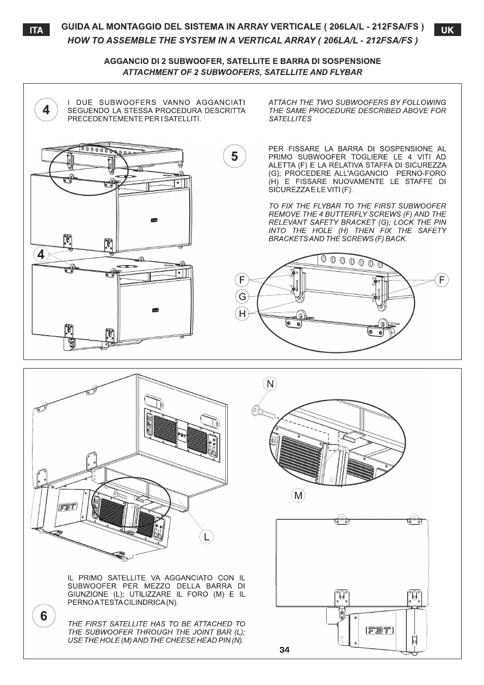 FBT MITUS User Manual | Page 38 / 88