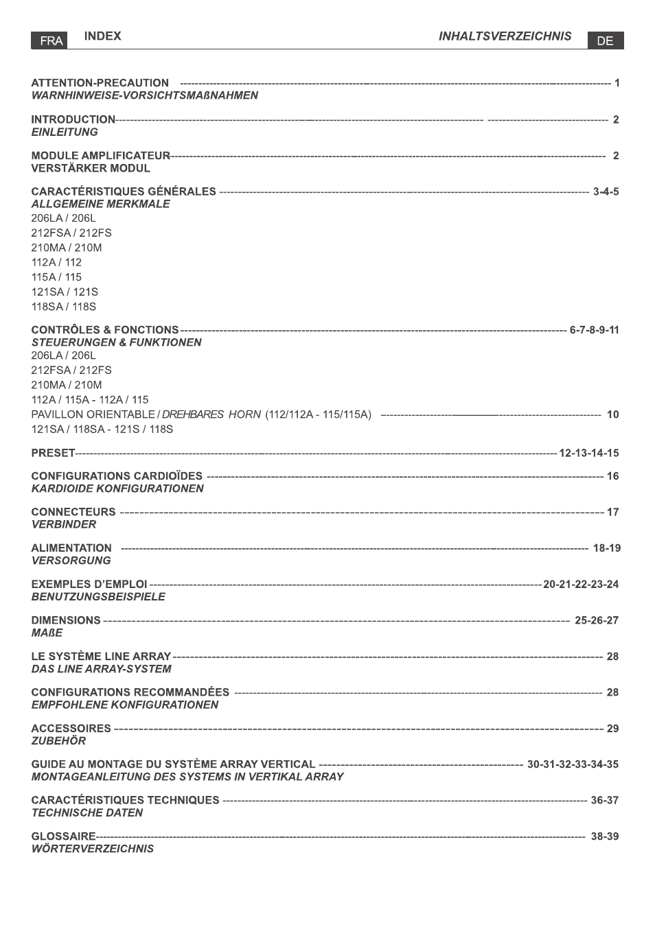 FBT MITUS User Manual | Page 45 / 88