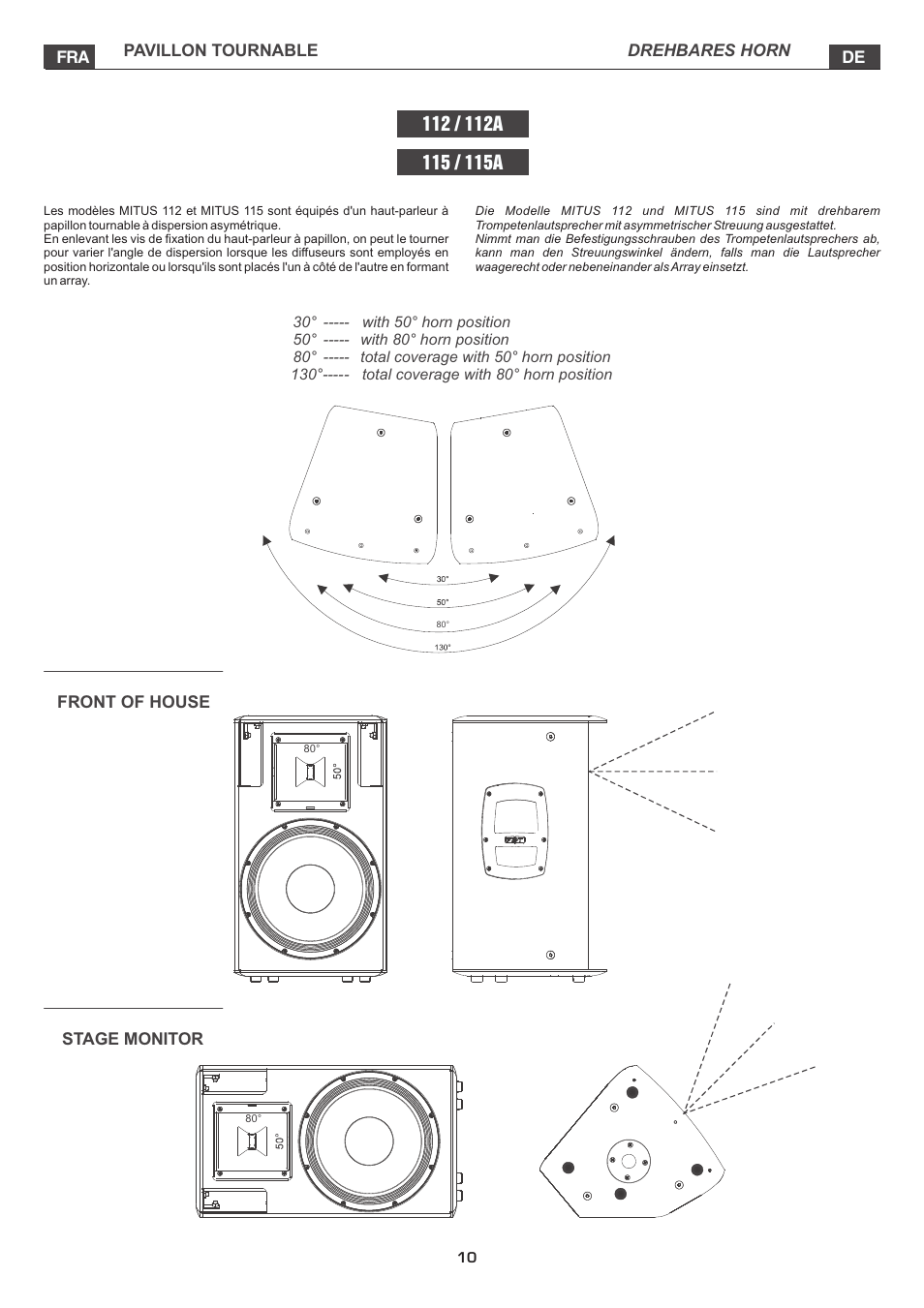 FBT MITUS User Manual | Page 55 / 88