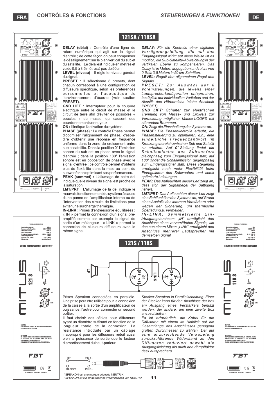 FBT MITUS User Manual | Page 56 / 88