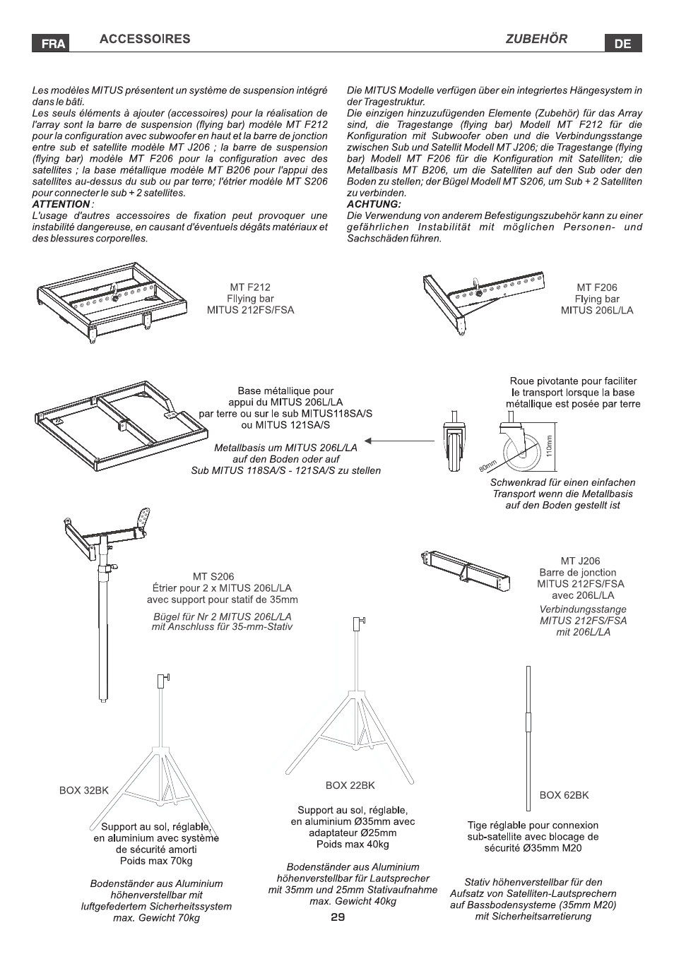 FBT MITUS User Manual | Page 75 / 88