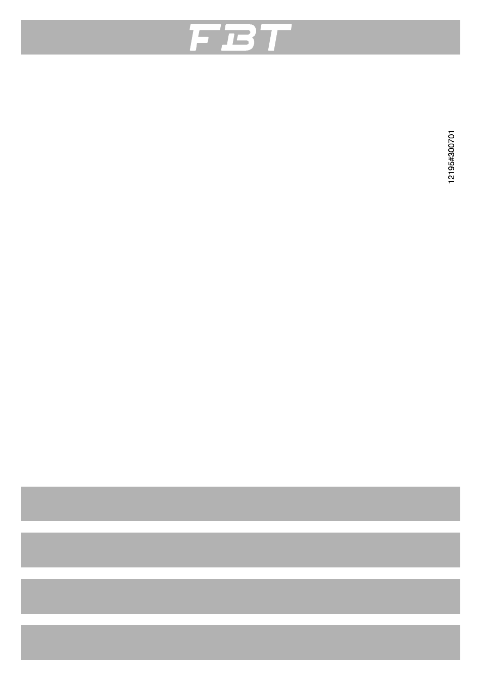 FBT Symbol 18000 User Manual | Page 24 / 24