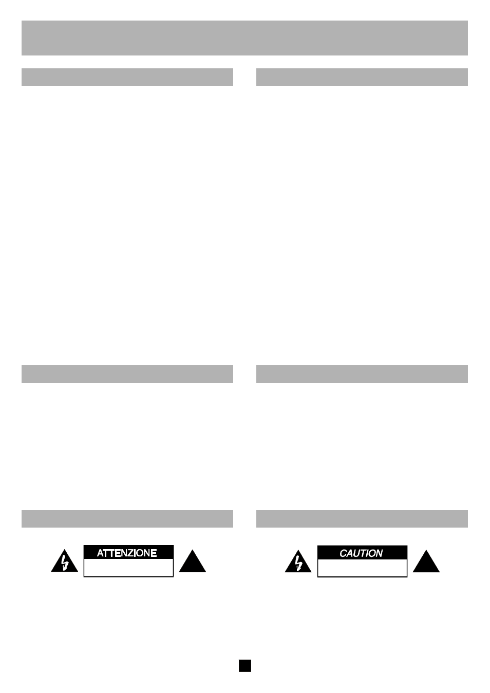 Italiano, English | FBT Symbol 18000 User Manual | Page 3 / 24