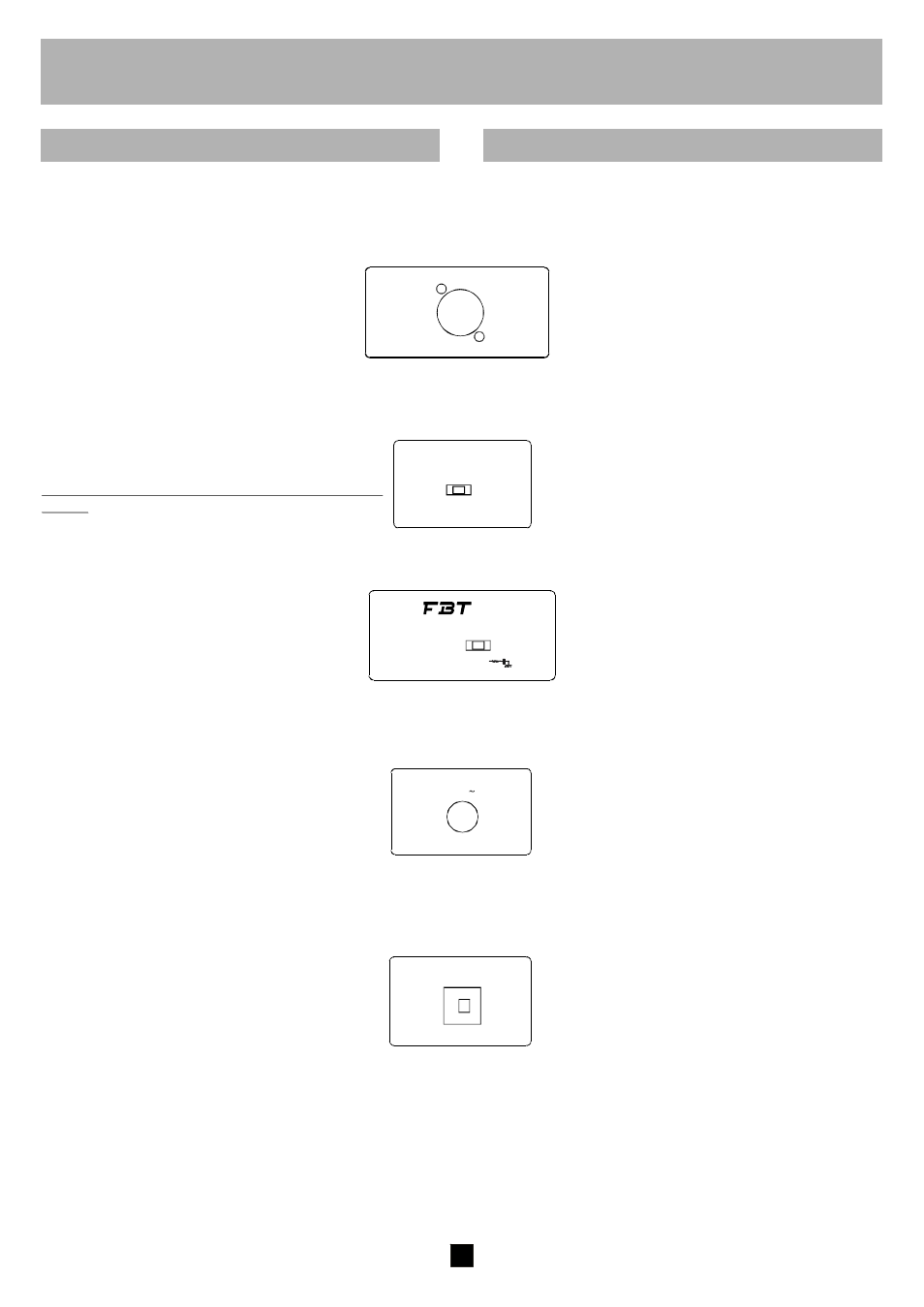 Italiano english, Descrizione comandi controls descriptions, Symbol | FBT Symbol 18000 User Manual | Page 6 / 24