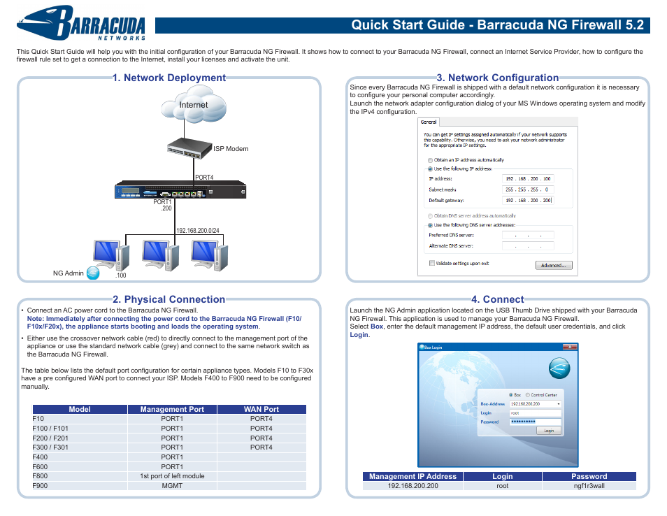 Barracuda Networks Network Hardware User Manual | 2 pages