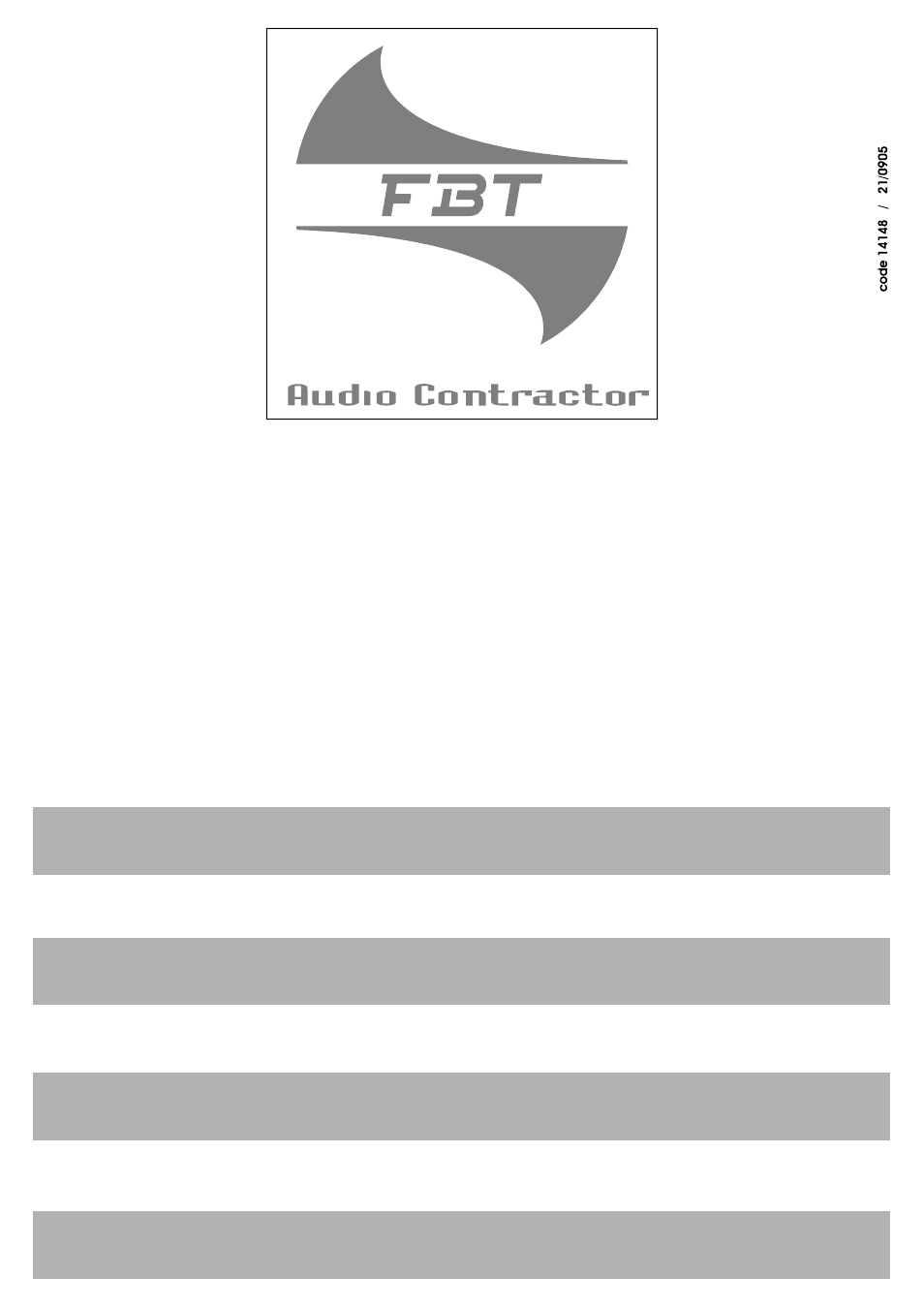 FBT SA 2500 User Manual | Page 2 / 28