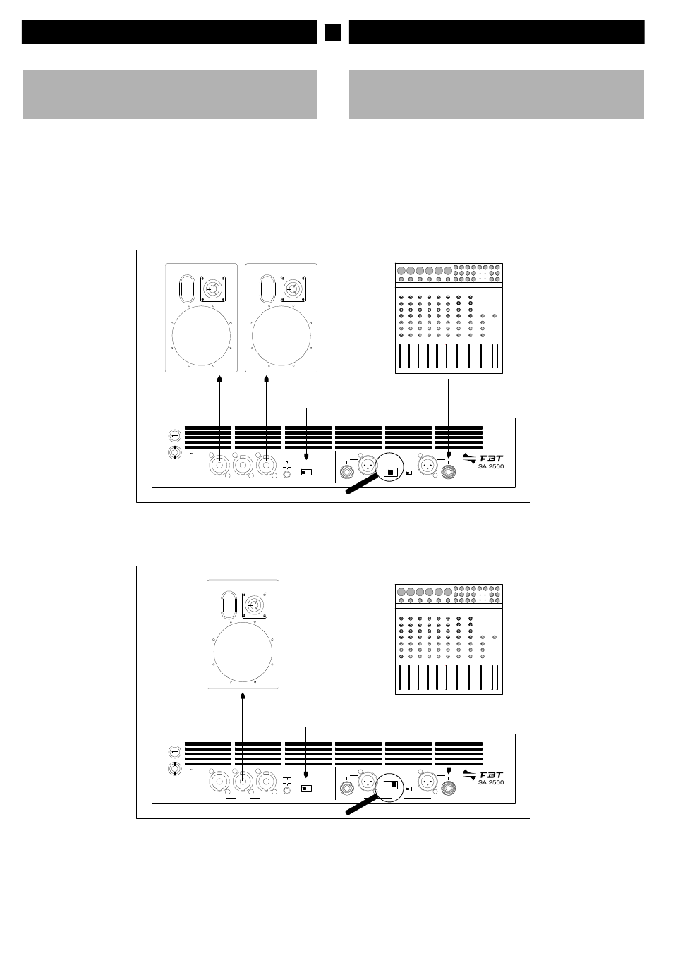 Français deutsch | FBT SA 2500 User Manual | Page 21 / 28