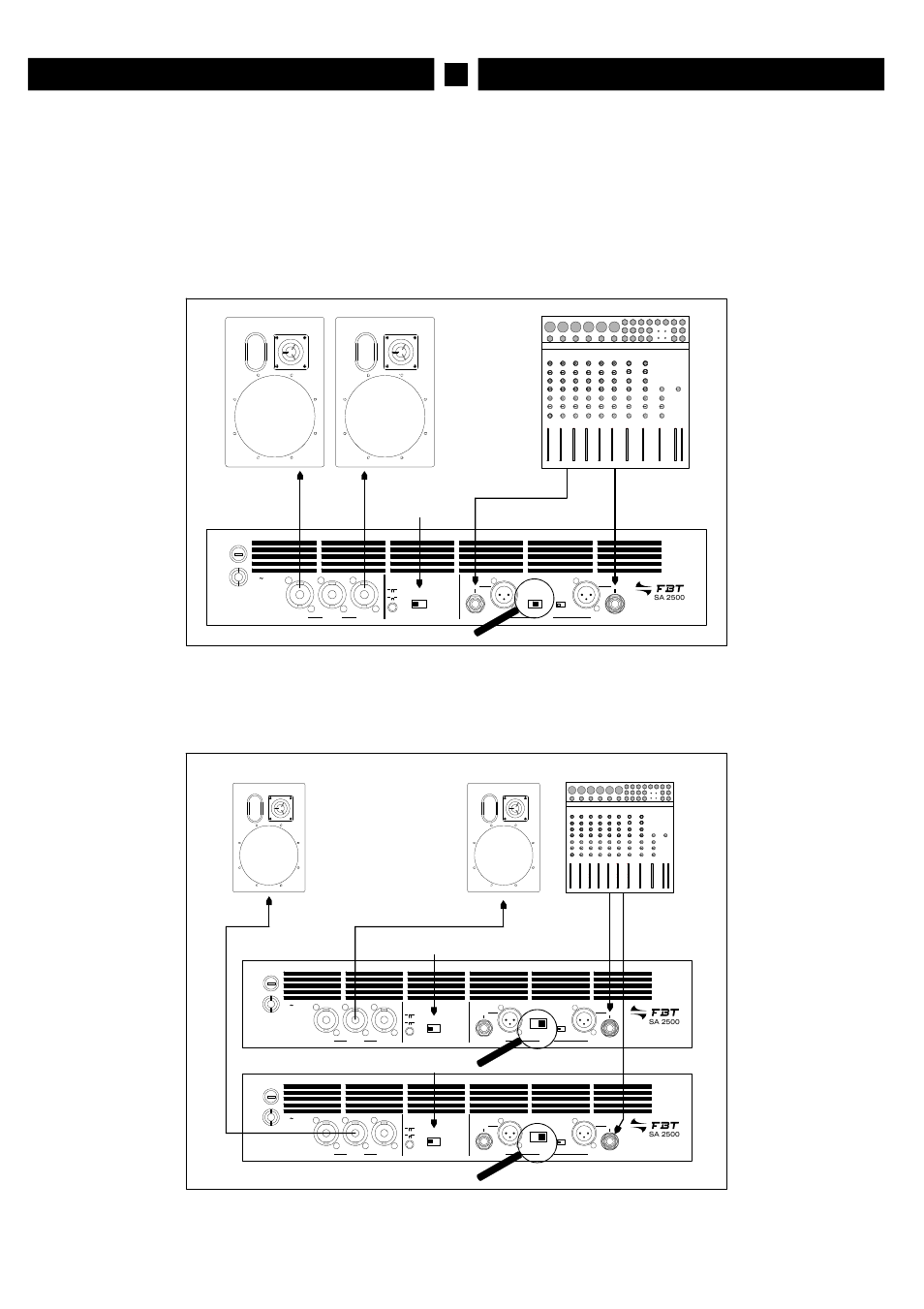 Italiano english | FBT SA 2500 User Manual | Page 9 / 28