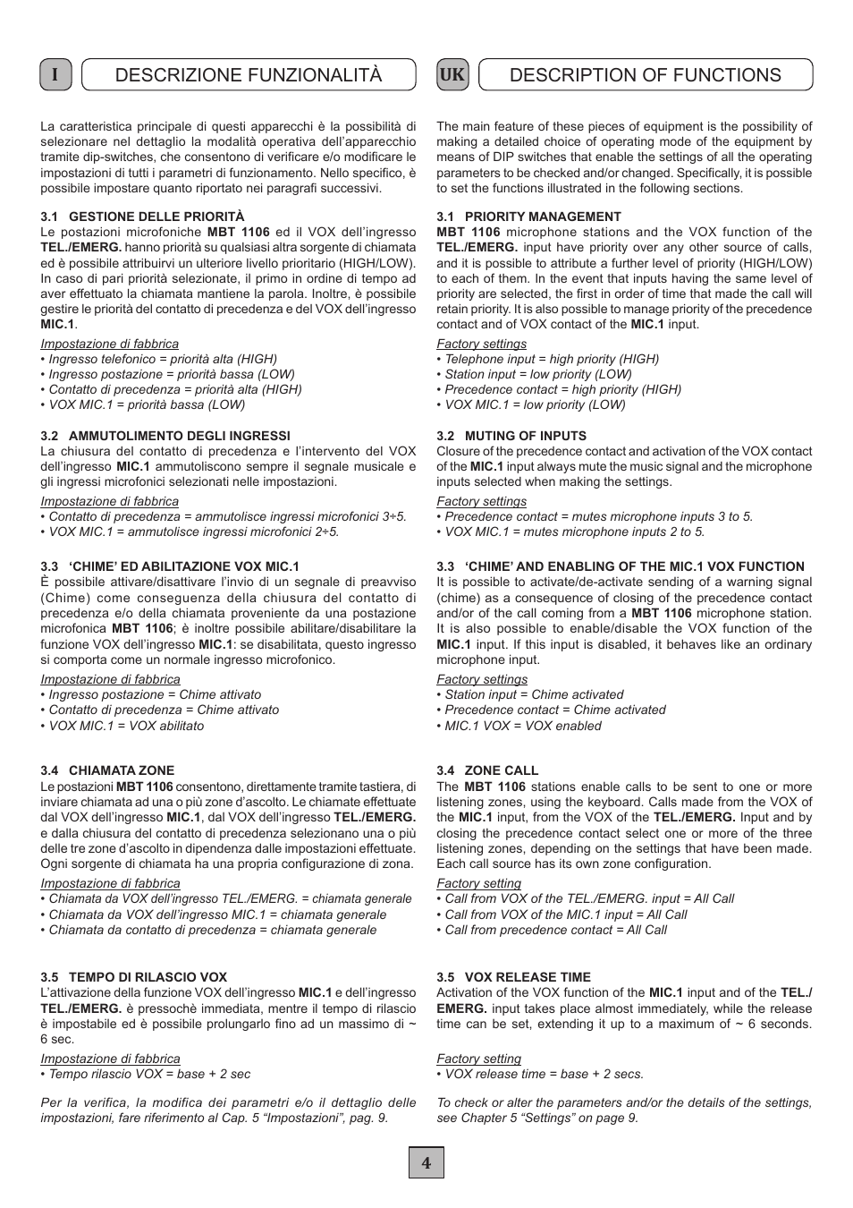 FBT MXA 3240 User Manual | Page 7 / 32