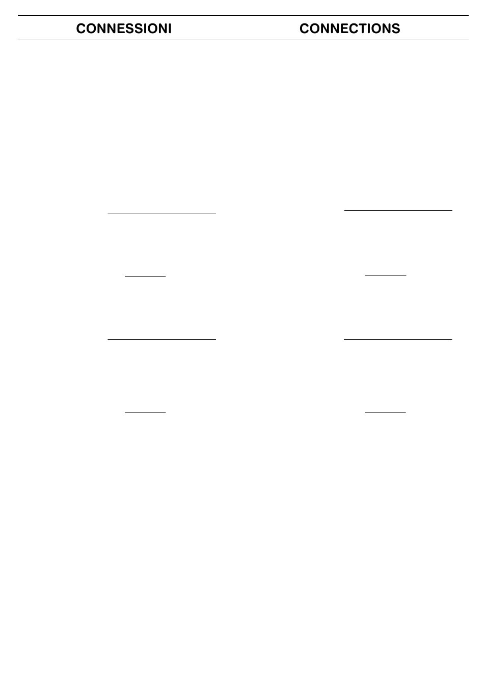 Connessioni connections | FBT MMA 3240 User Manual | Page 11 / 36
