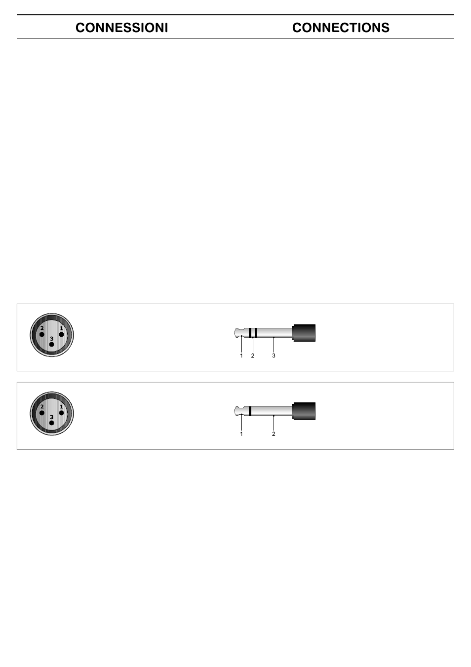 Connessioni connections | FBT MMA 3240 User Manual | Page 7 / 36