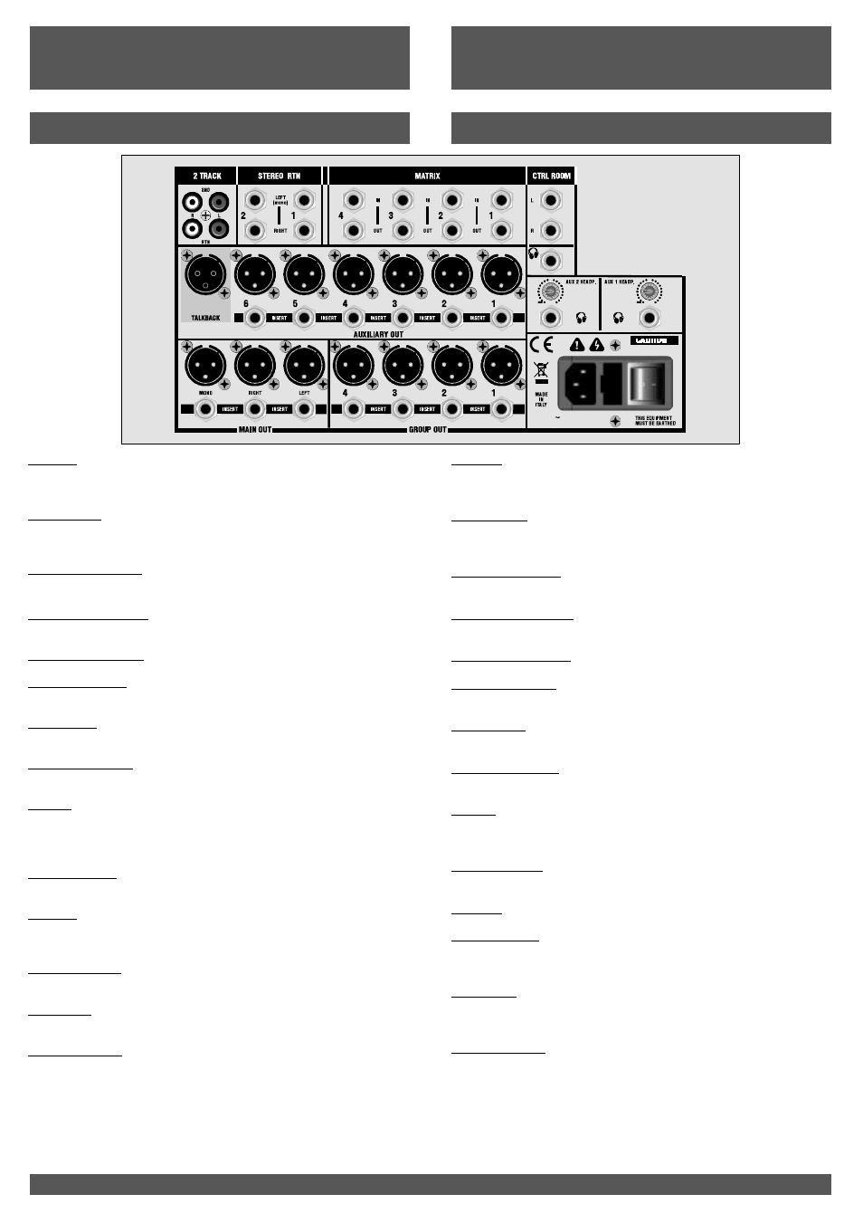 Italiano english | FBT FORMULA 248 User Manual | Page 10 / 36