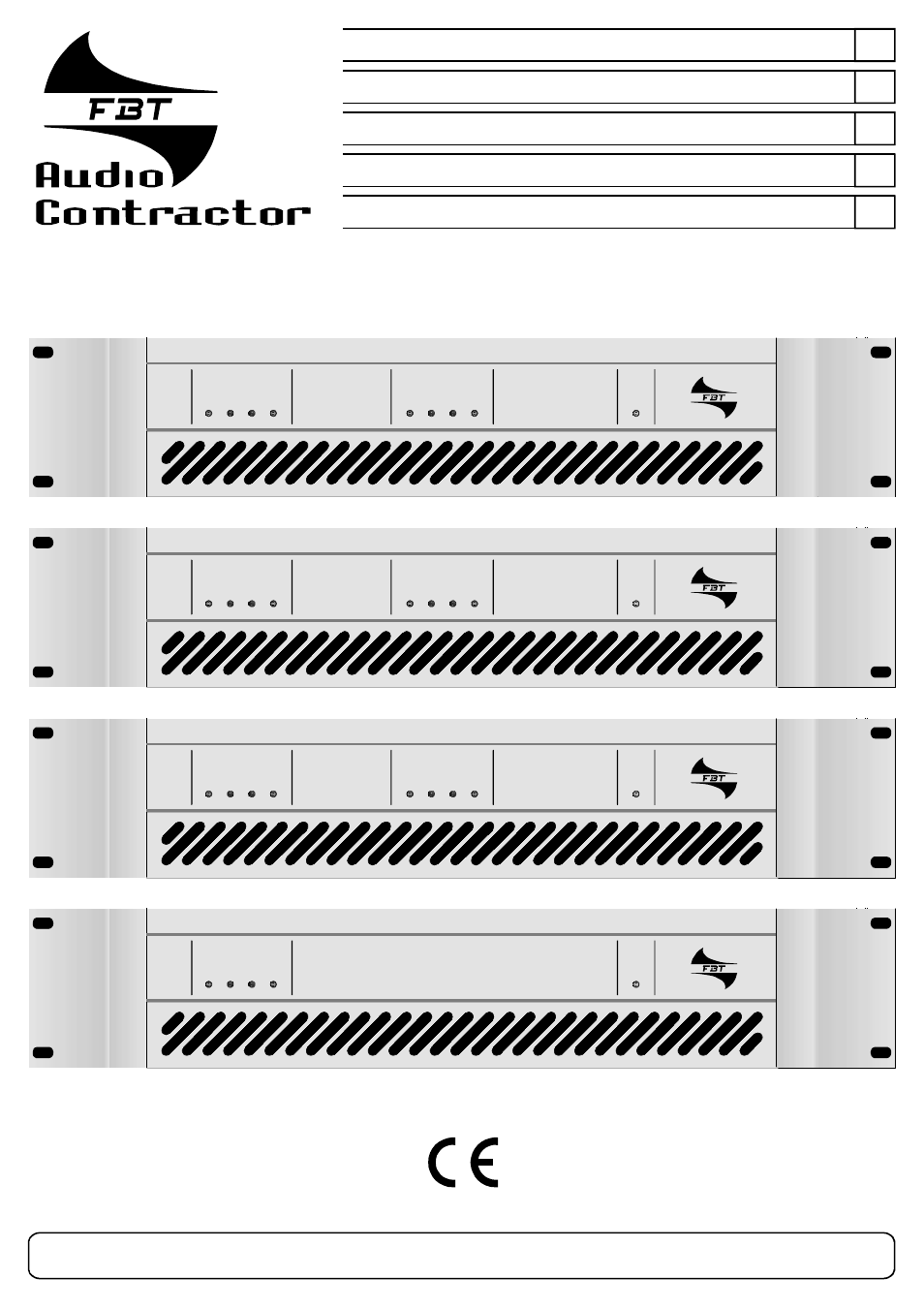 FBT MPU User Manual | 88 pages