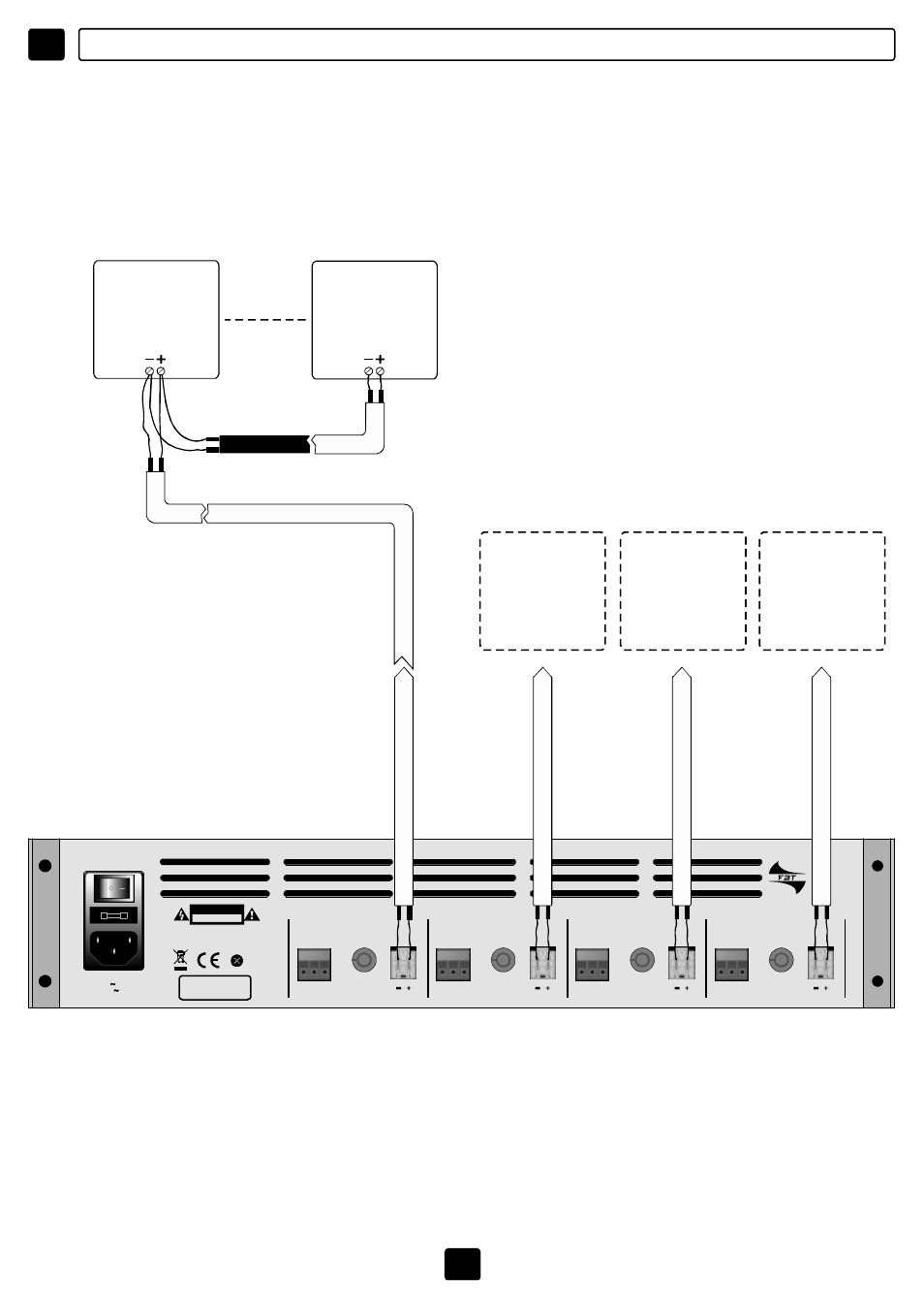 Uscite, Esempi di collegamento | FBT MPU User Manual | Page 14 / 88