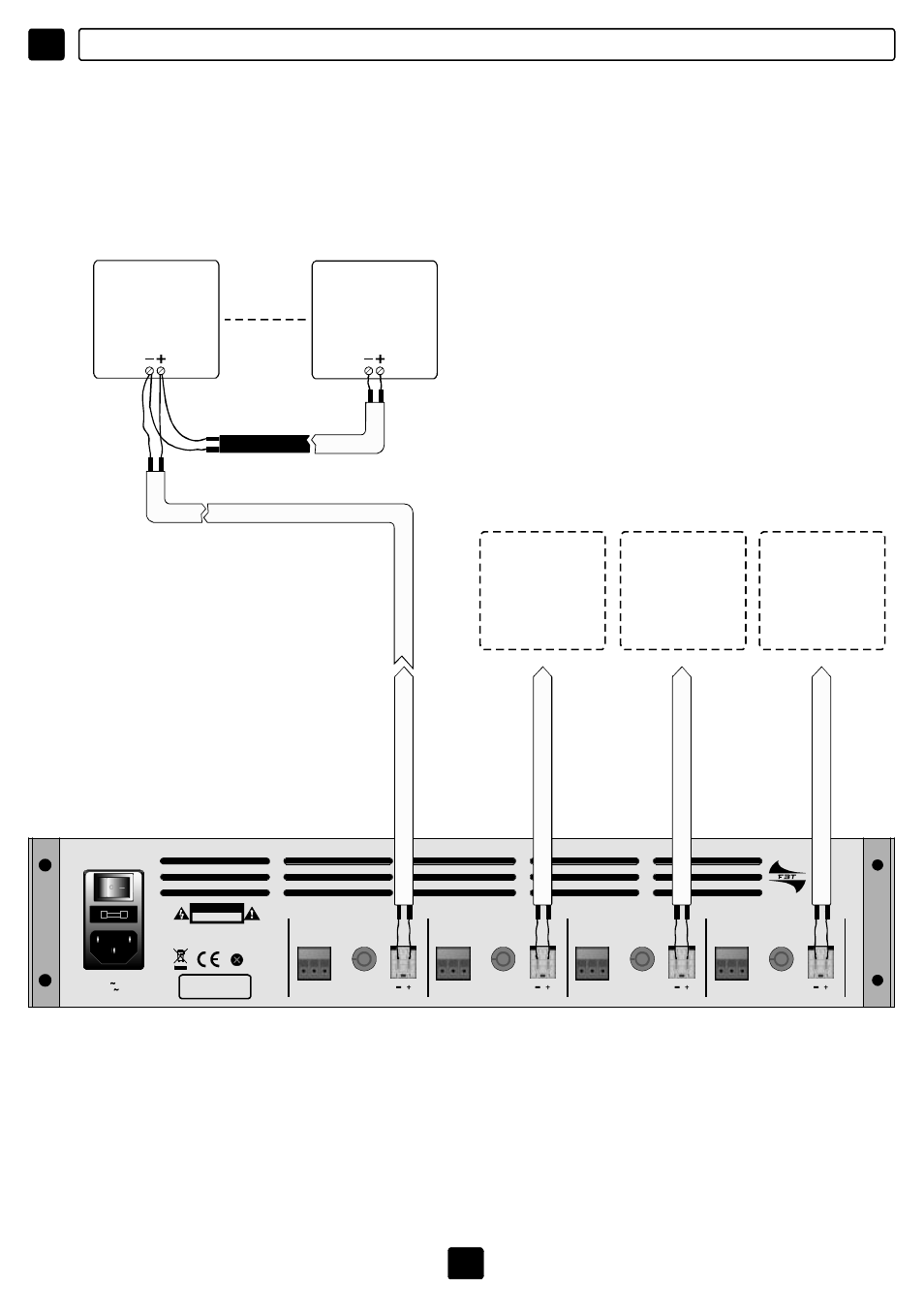 Sorties, Exemples de connexions | FBT MPU User Manual | Page 48 / 88