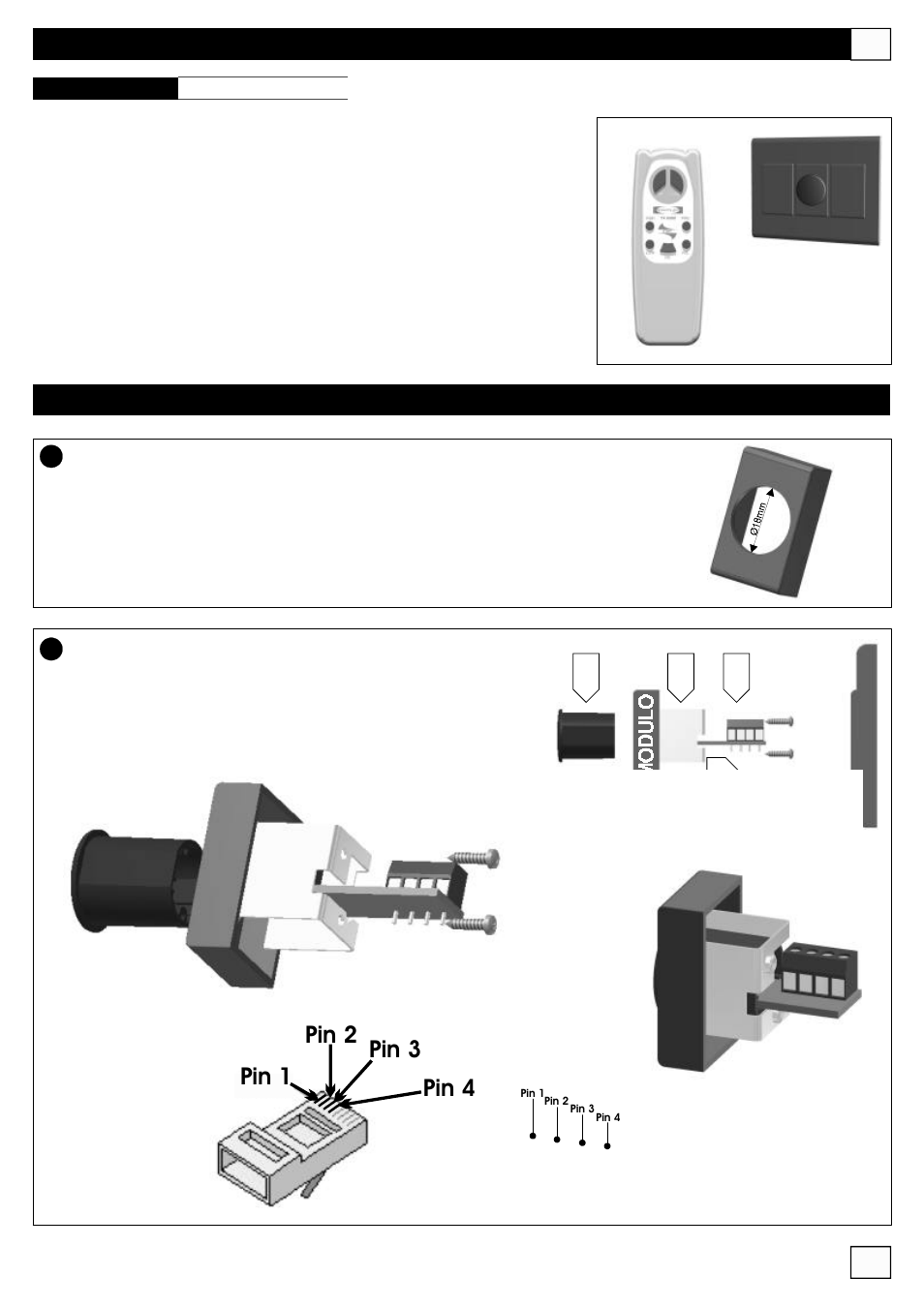 Pin 2 pin 1 pin 3 pin 4, Controlli remoti, Installazione | FBT MMZ 6000 User Manual | Page 13 / 72