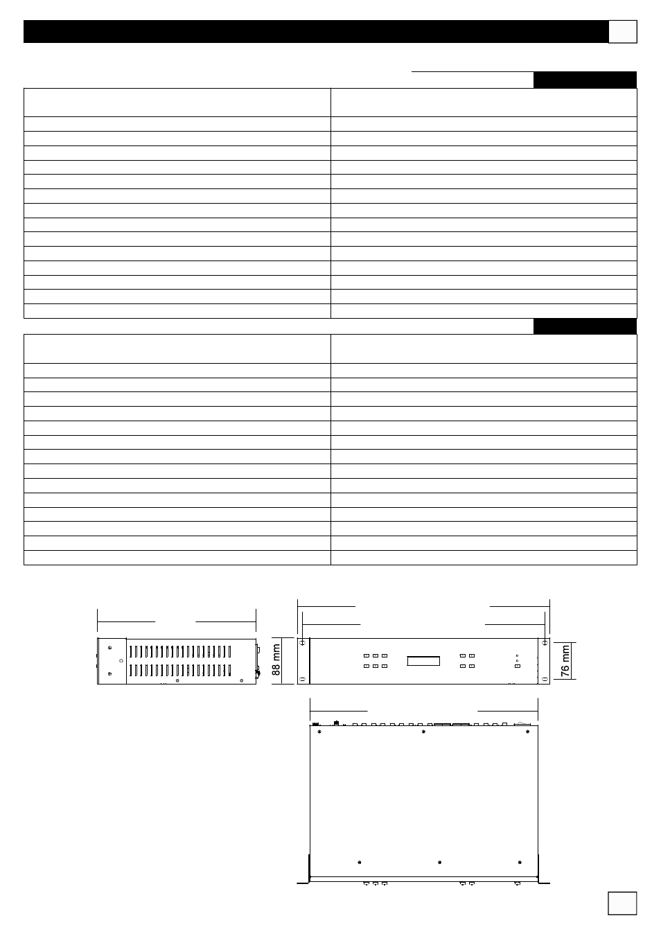 Technical specifications | FBT MMZ 6000 User Manual | Page 27 / 72