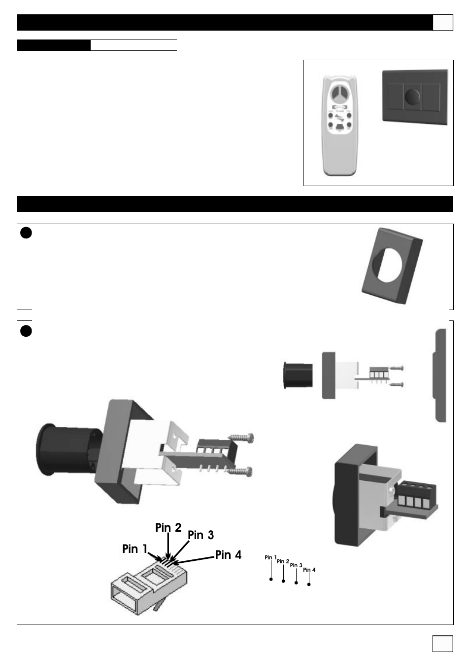 Pin 2 pin 1 pin 3 pin 4, Controles a distance, Installation | FBT MMZ 6000 User Manual | Page 39 / 72