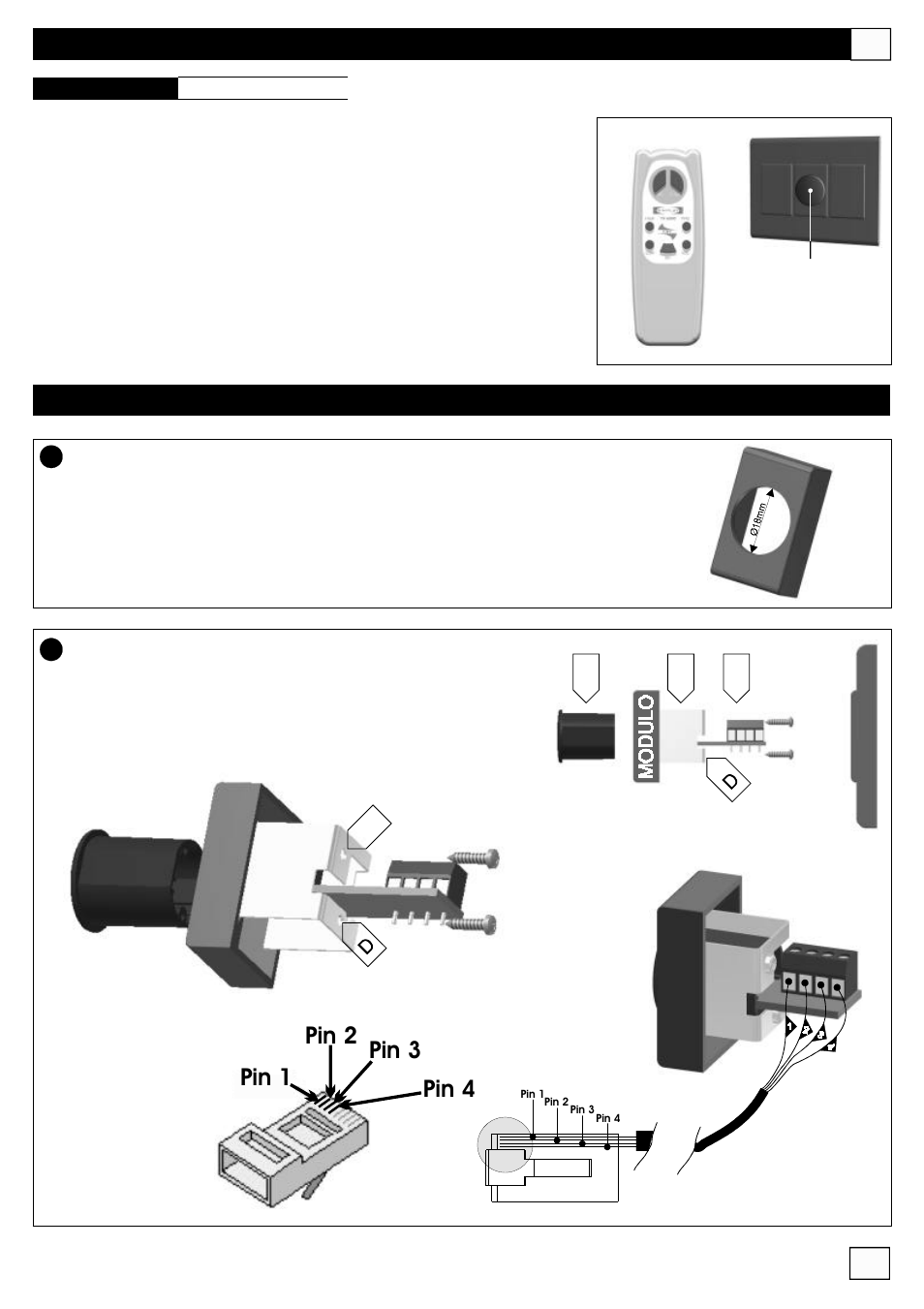 Pin 2 pin 1 pin 3 pin 4, Controles remotos, Instalación | FBT MMZ 6000 User Manual | Page 65 / 72