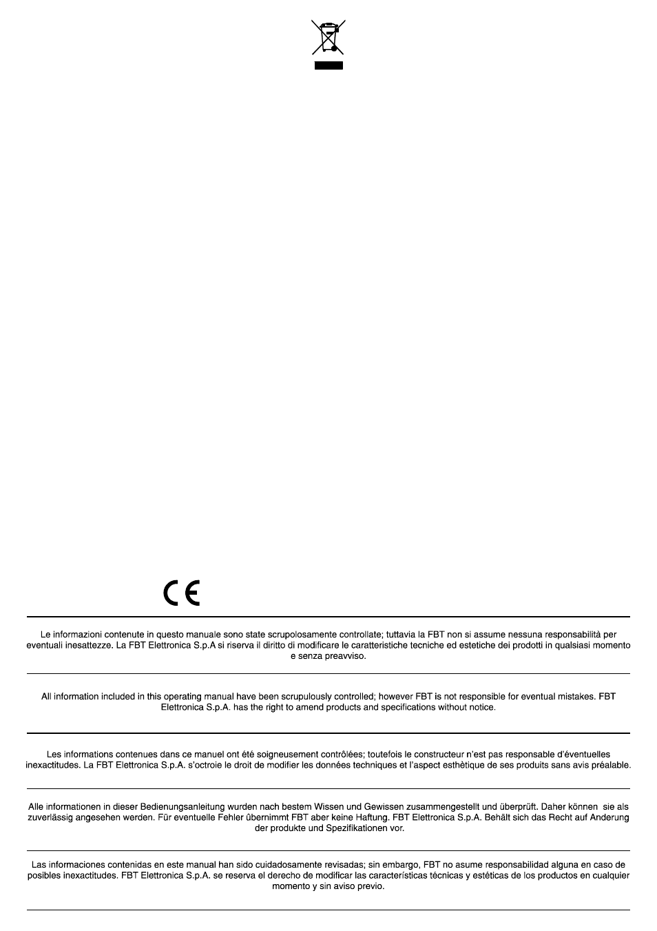 FBT MMZ 6000 User Manual | Page 72 / 72
