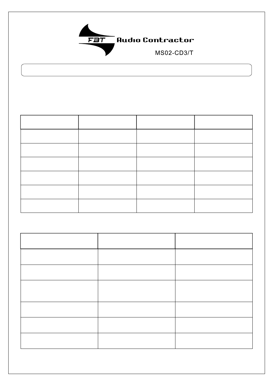 FBT MS02CD3T User Manual | Page 3 / 5
