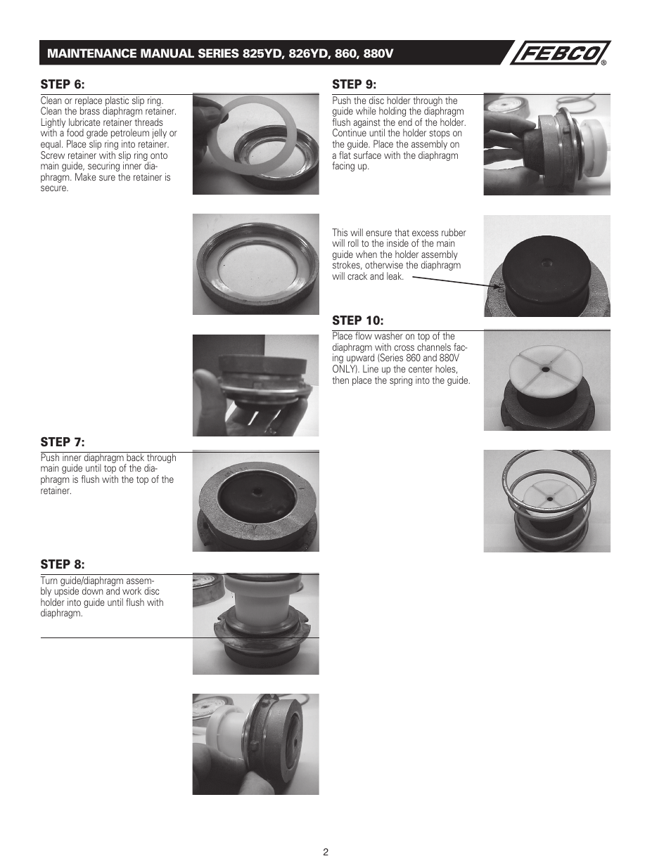 FEBCO 860 Reduced Pressure Zone Assemblies - Small Diameter User Manual | Page 2 / 4