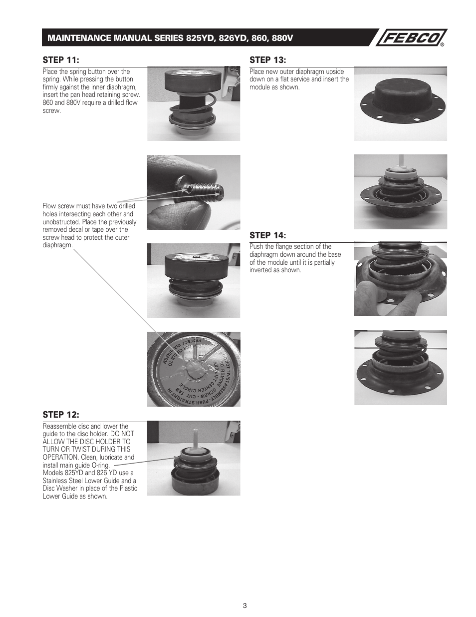 FEBCO 860 Reduced Pressure Zone Assemblies - Small Diameter User Manual | Page 3 / 4