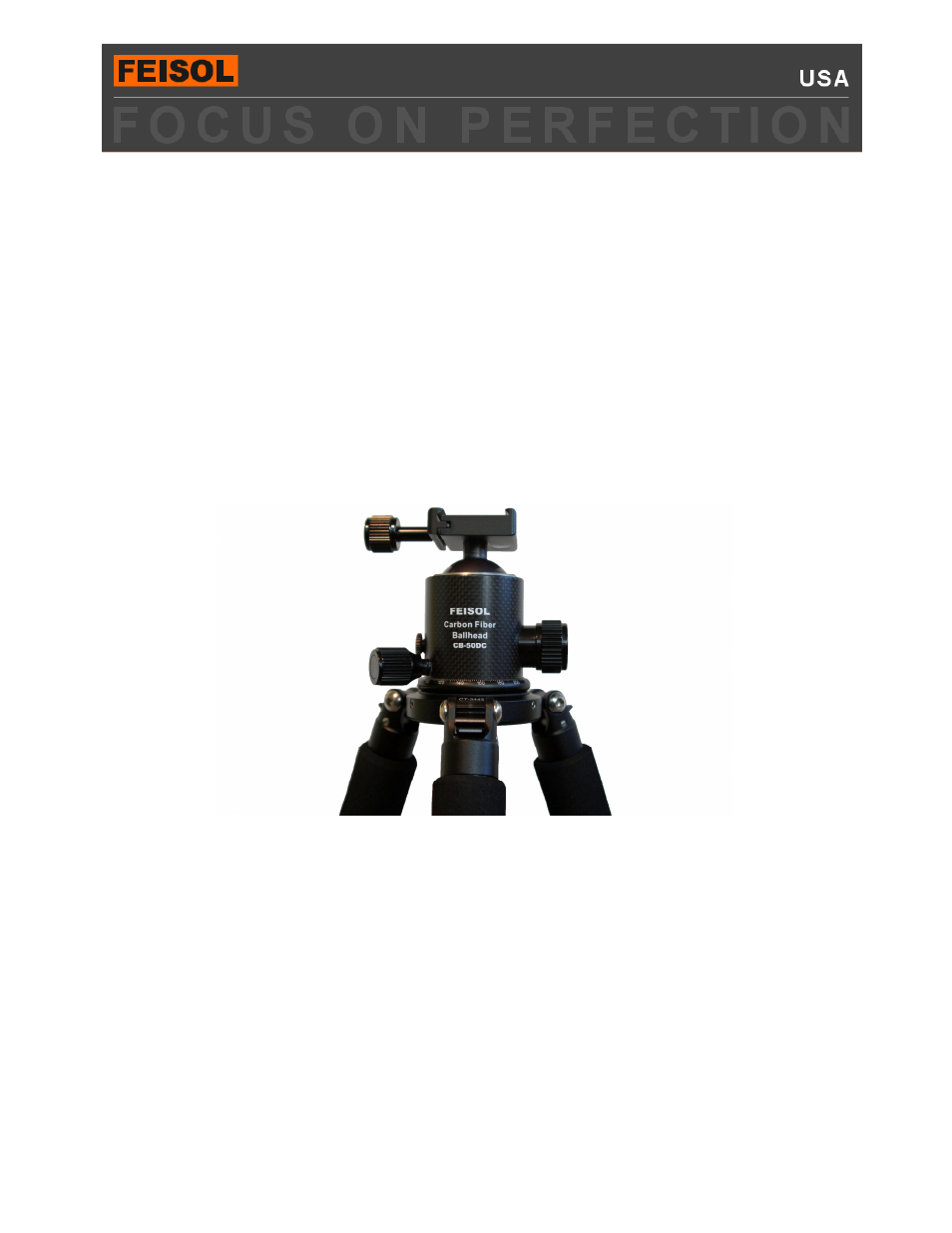 FEISOL CT-3471 Tripod User Manual | Page 3 / 4