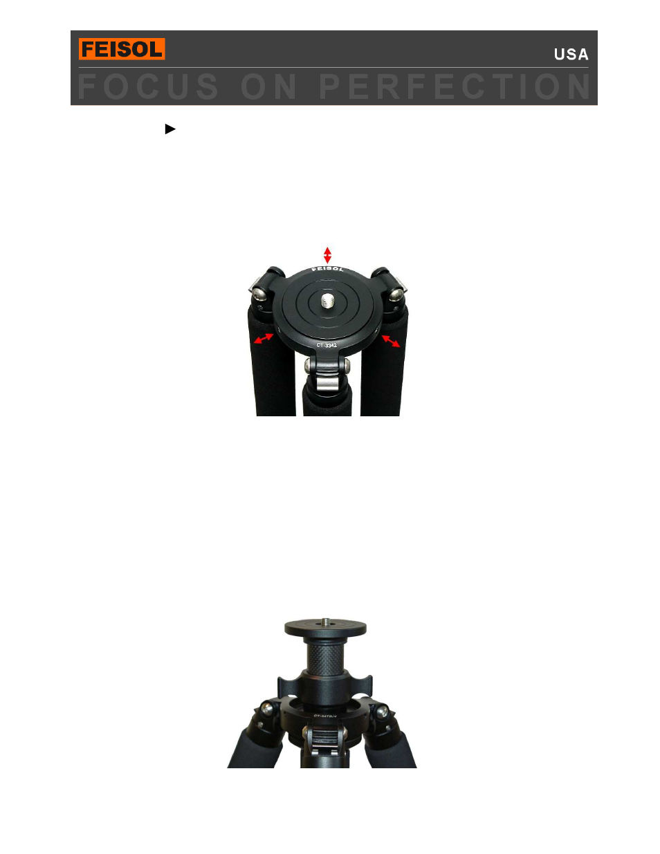 FEISOL CT-3472LV Tripod User Manual | 5 pages