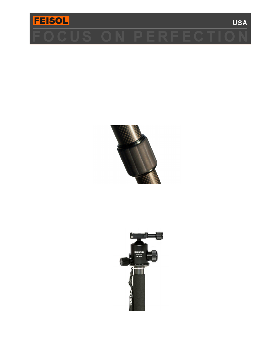 FEISOL CM-1471 Monopod User Manual | Page 2 / 3