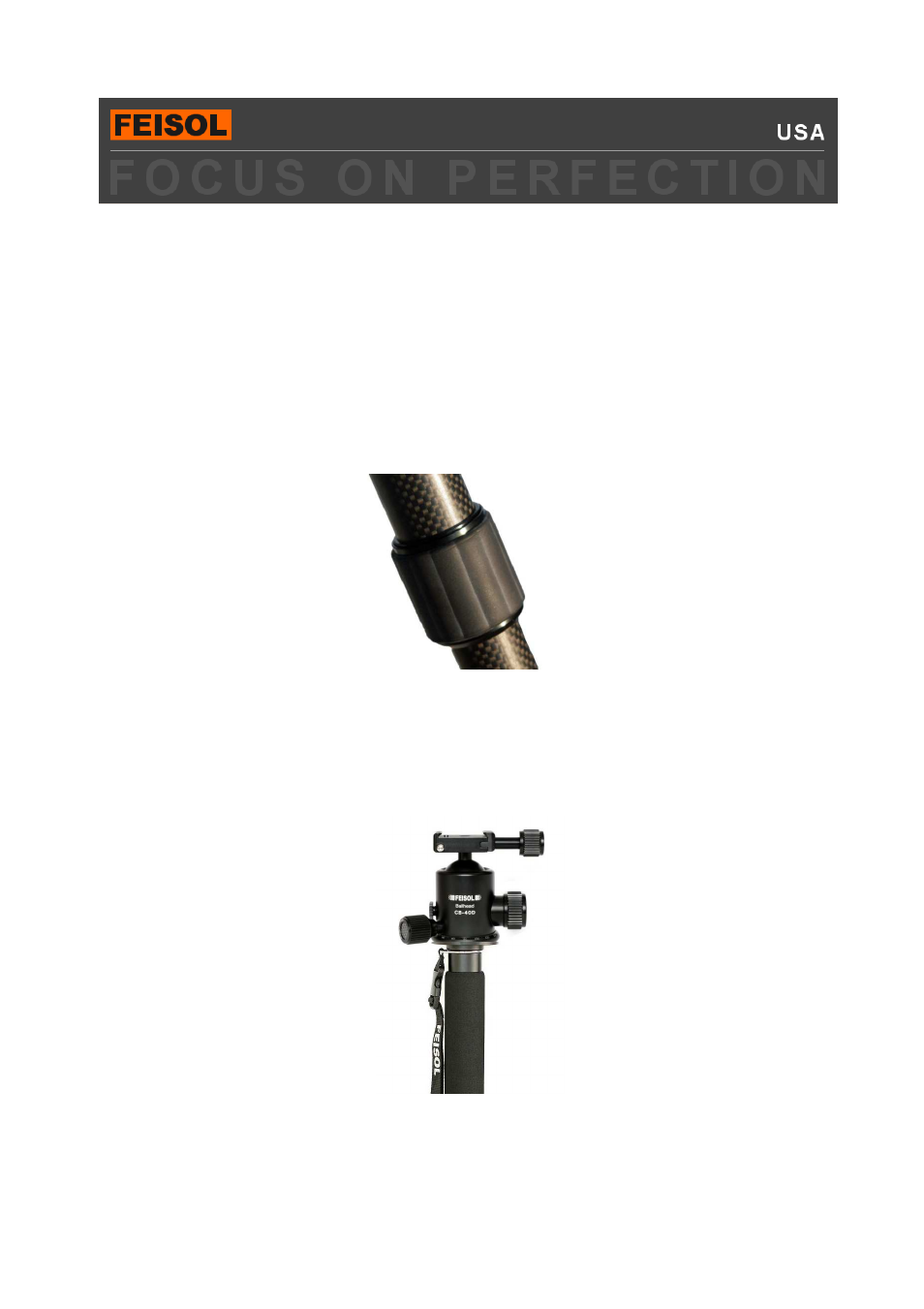 FEISOL CM-1473 Monopod User Manual | Page 3 / 4