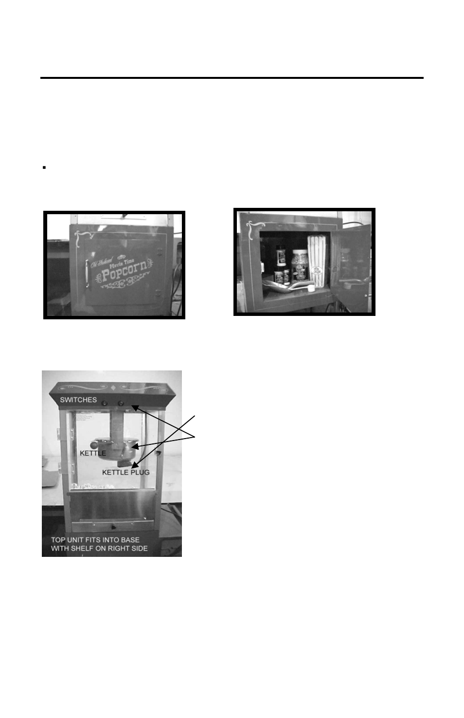 Using your circus cart popcorn maker | The Helman Group CIRCUS CART C C P - 5 1 0 User Manual | Page 5 / 16