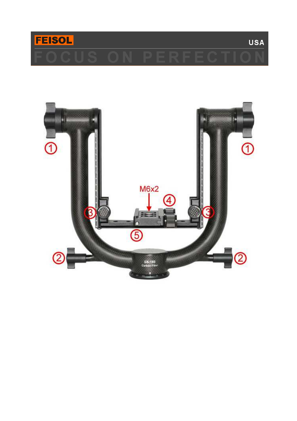 FEISOL UA-180 U-Mount User Manual | Page 2 / 4