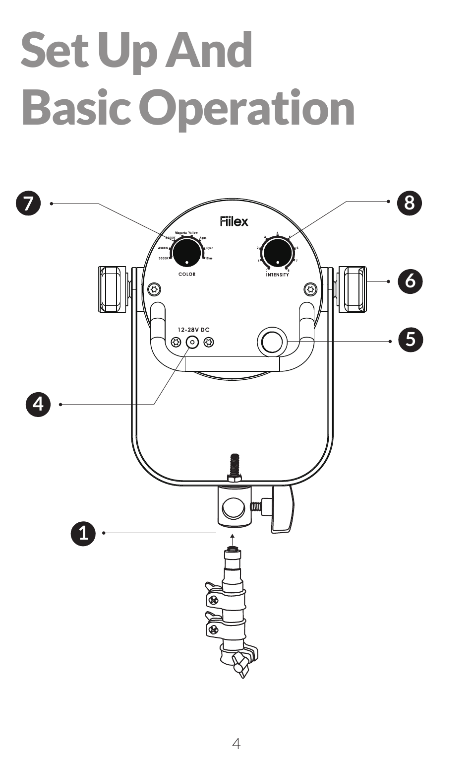 Set up and basic operation | Fiilex P200 User Manual | Page 6 / 11
